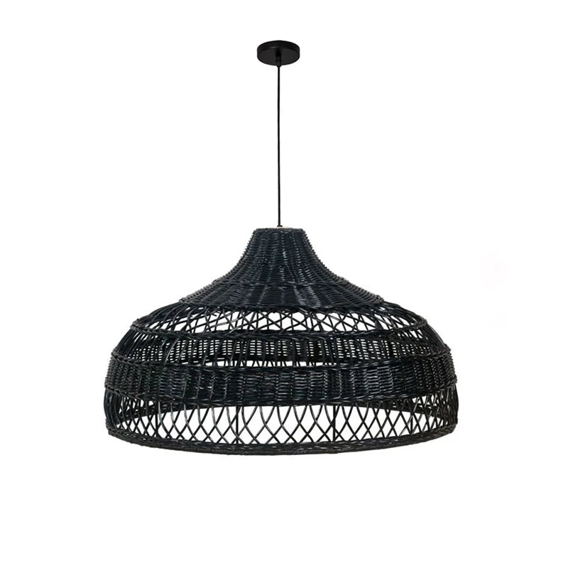 New Chinese Style Pendant Lights Rattan Handmake Hanging Lamp for Living Room Decoration Dining Room Light Fixture E27 Luminaire