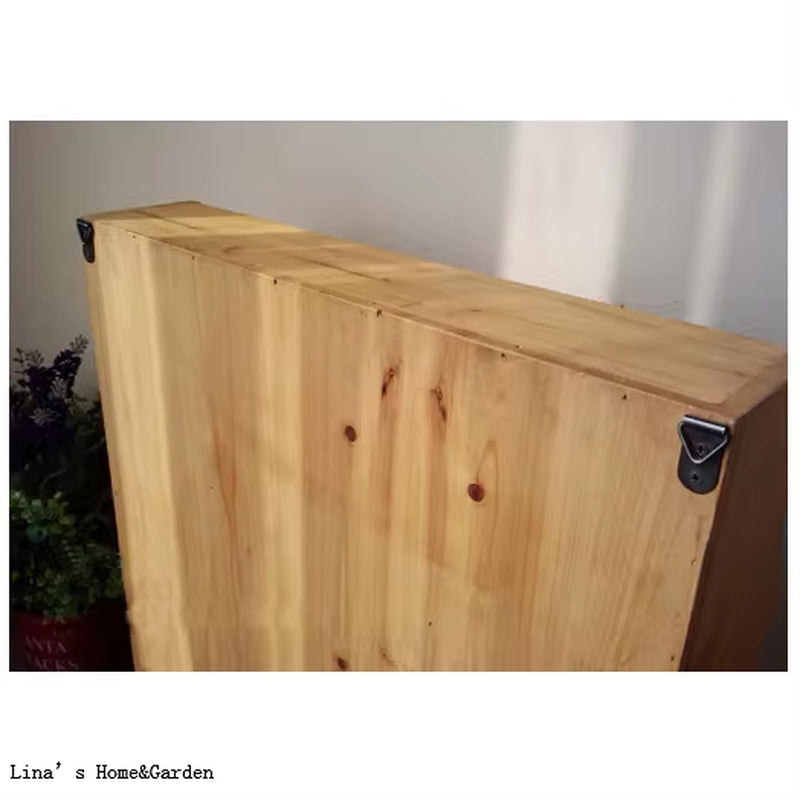 3 Tier Farmhouse Hand Crafted Solid French Style Wood Wall Shelf